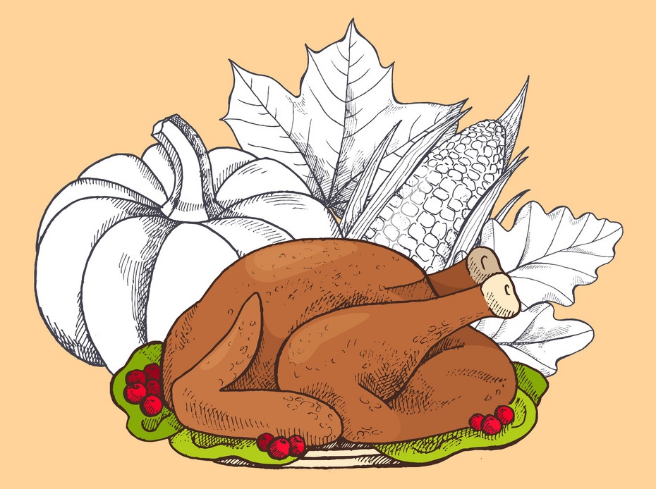 Thanksgiving Day Logo 38 vinyl decal